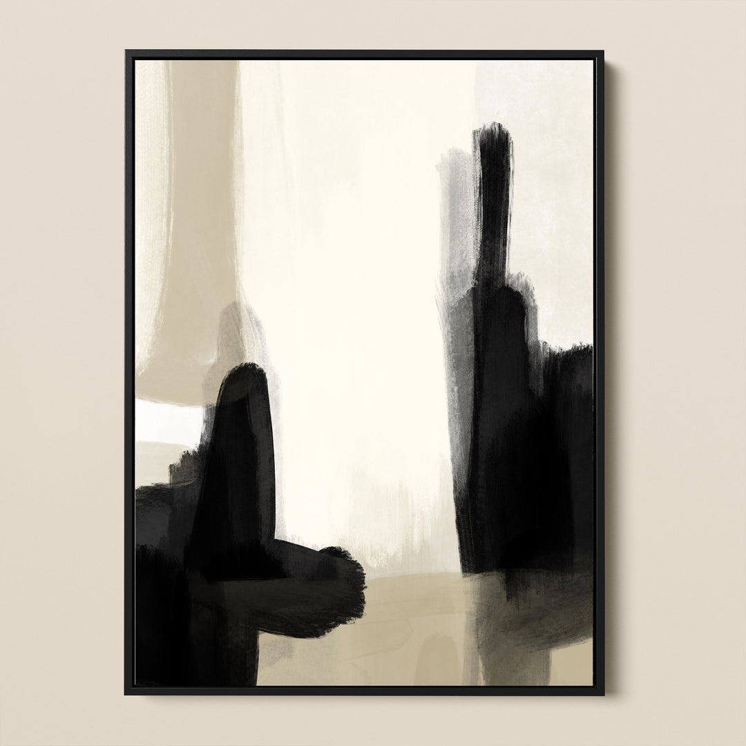 premium canvas wall art neutral nude brown beige black