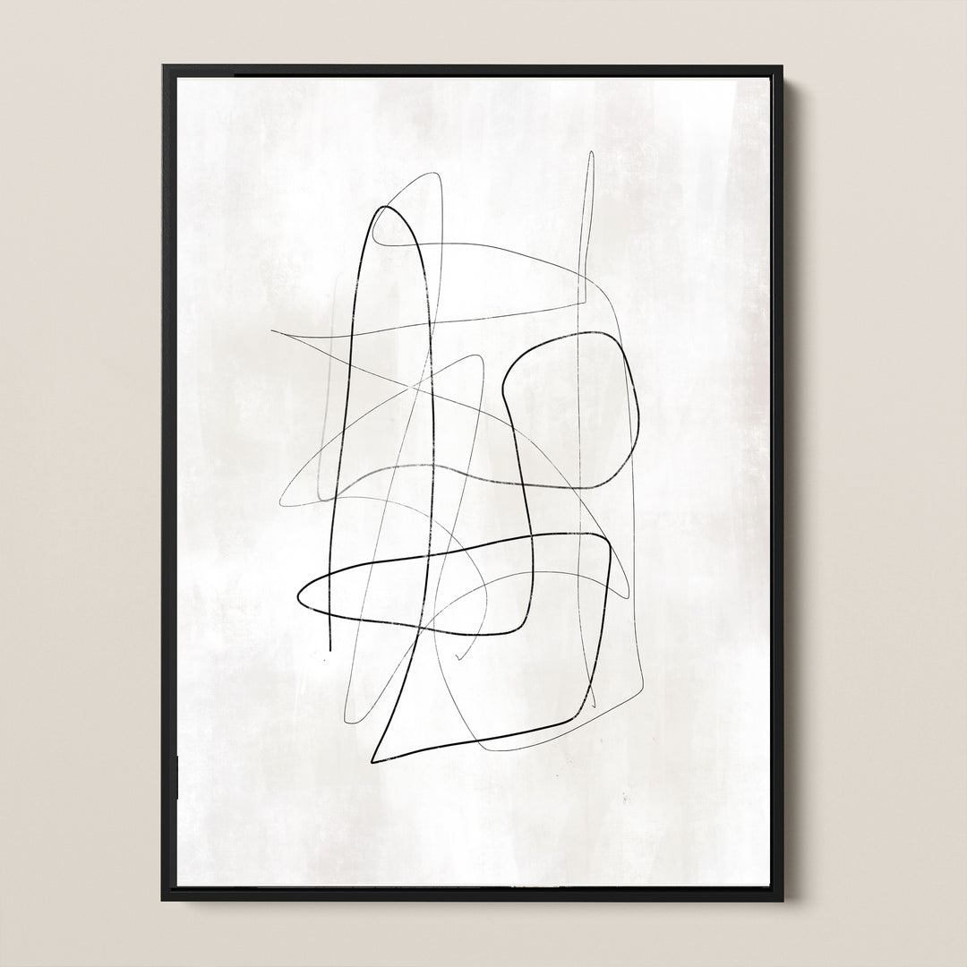 neutral abstract canvas