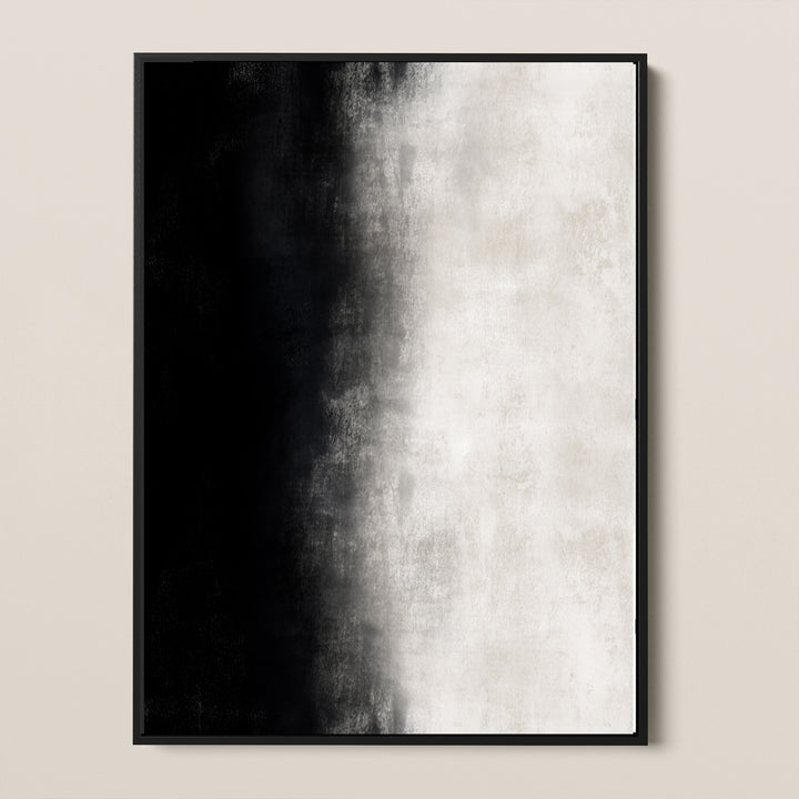 MANOR II CHARCOAL FRAMED CANVAS