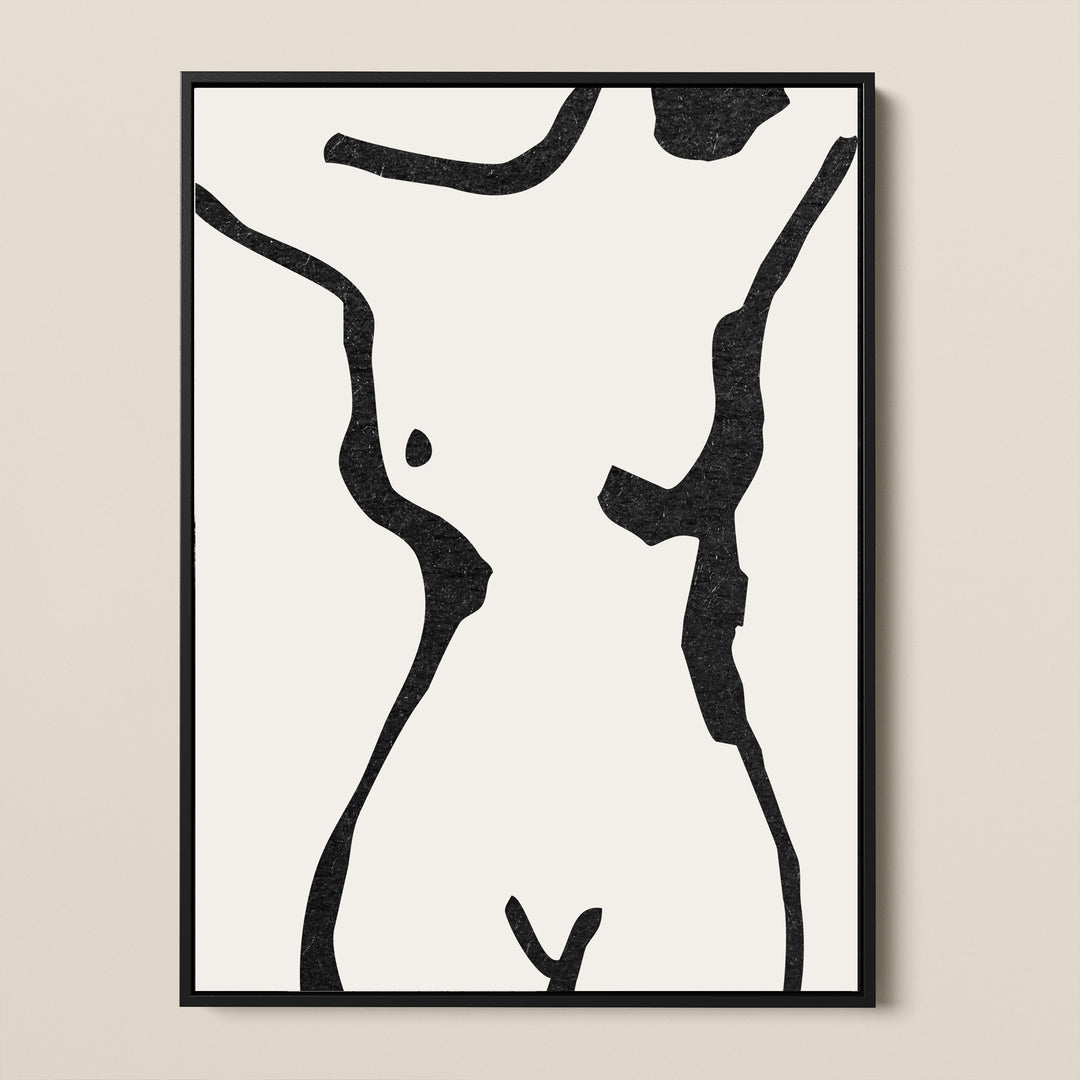 abstract nude canvas