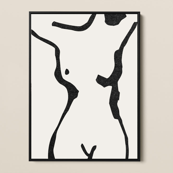 abstract nude canvas