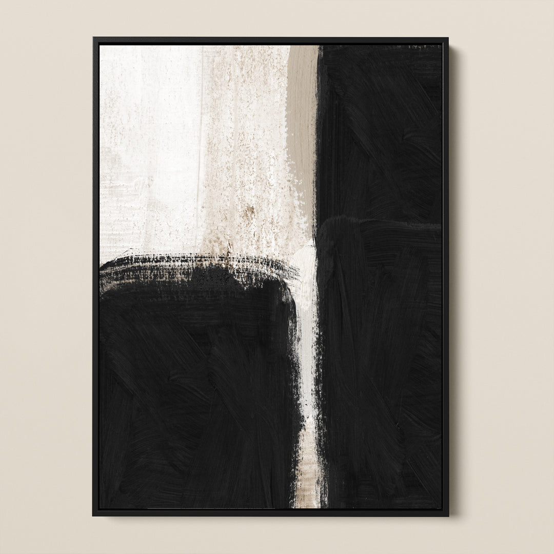 monochrome black canvas