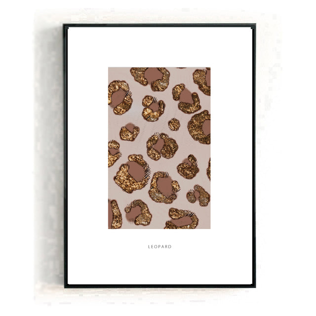 GOLD LEOPARD - A3