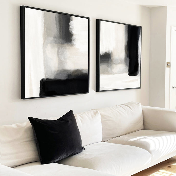 CHINA FRAMED CANVAS SET OF 2