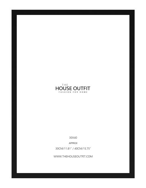 premium frame black wood 30x40
