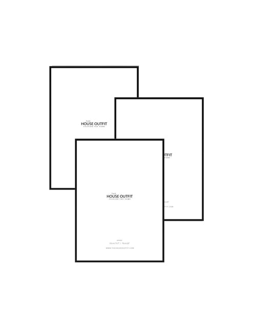 premium matte black aluminium a3 frame bundle set of 3