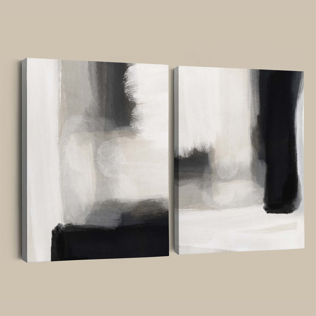 CHINA FRAMED CANVAS SET OF 2