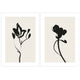 abstract, wall art, prints, black, beige