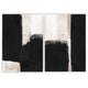abstract, wall art, print, black, beige
