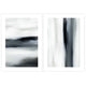 ABSTRACT, WALL ART, PRINT, BLUE, WHITE