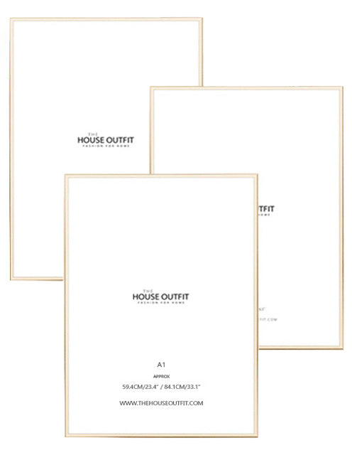 ALUMINIUM GOLD STYLE A1 FRAME BUNDLE (S/3)