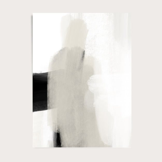 abstract premium wall art nude beige black white