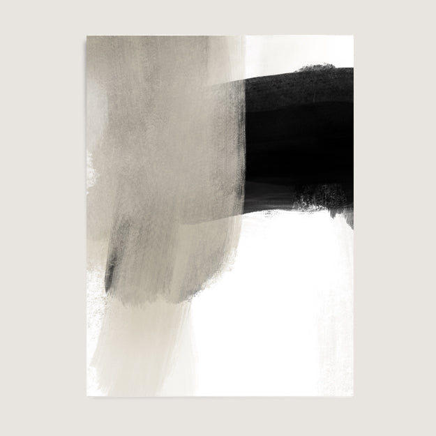 premium abstract wall art neutral nude beige stone black white