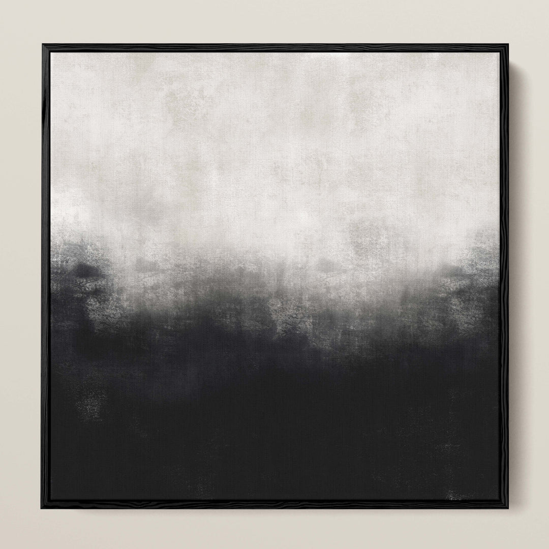 MANOR CHARCOAL FRAMED CANVAS