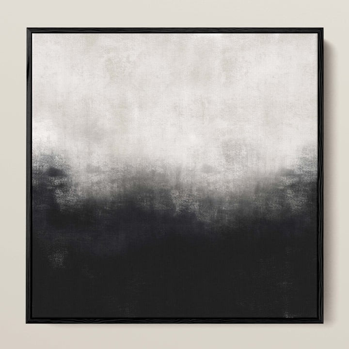 MANOR CHARCOAL FRAMED CANVAS