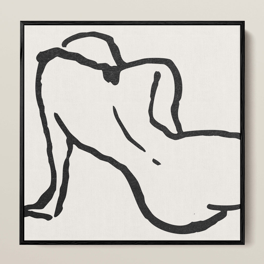 NAKED II FRAMED CANVAS