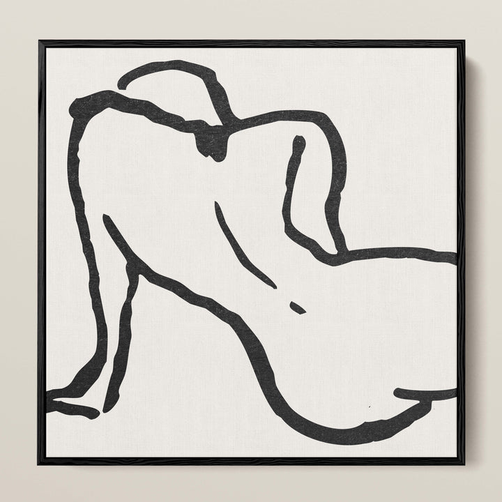 NAKED II FRAMED CANVAS