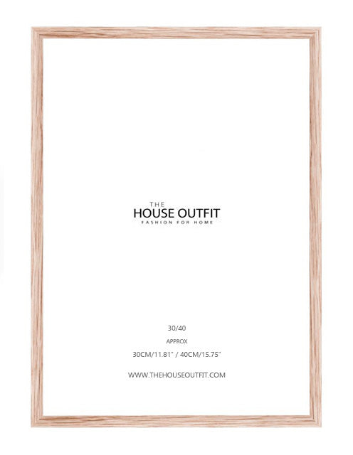 premium frame oak mdf 30x40