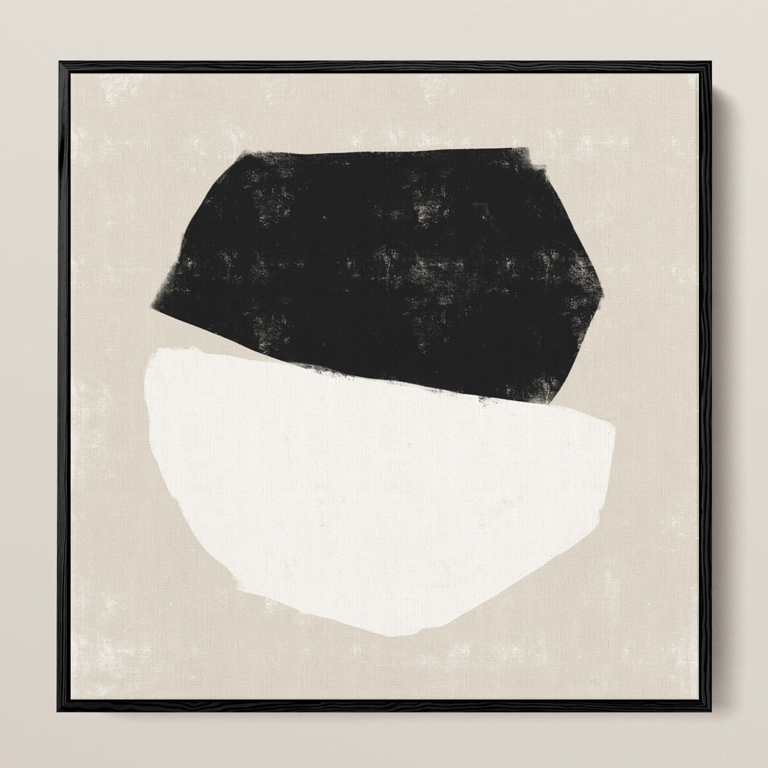 PEBBLE FRAMED CANVAS