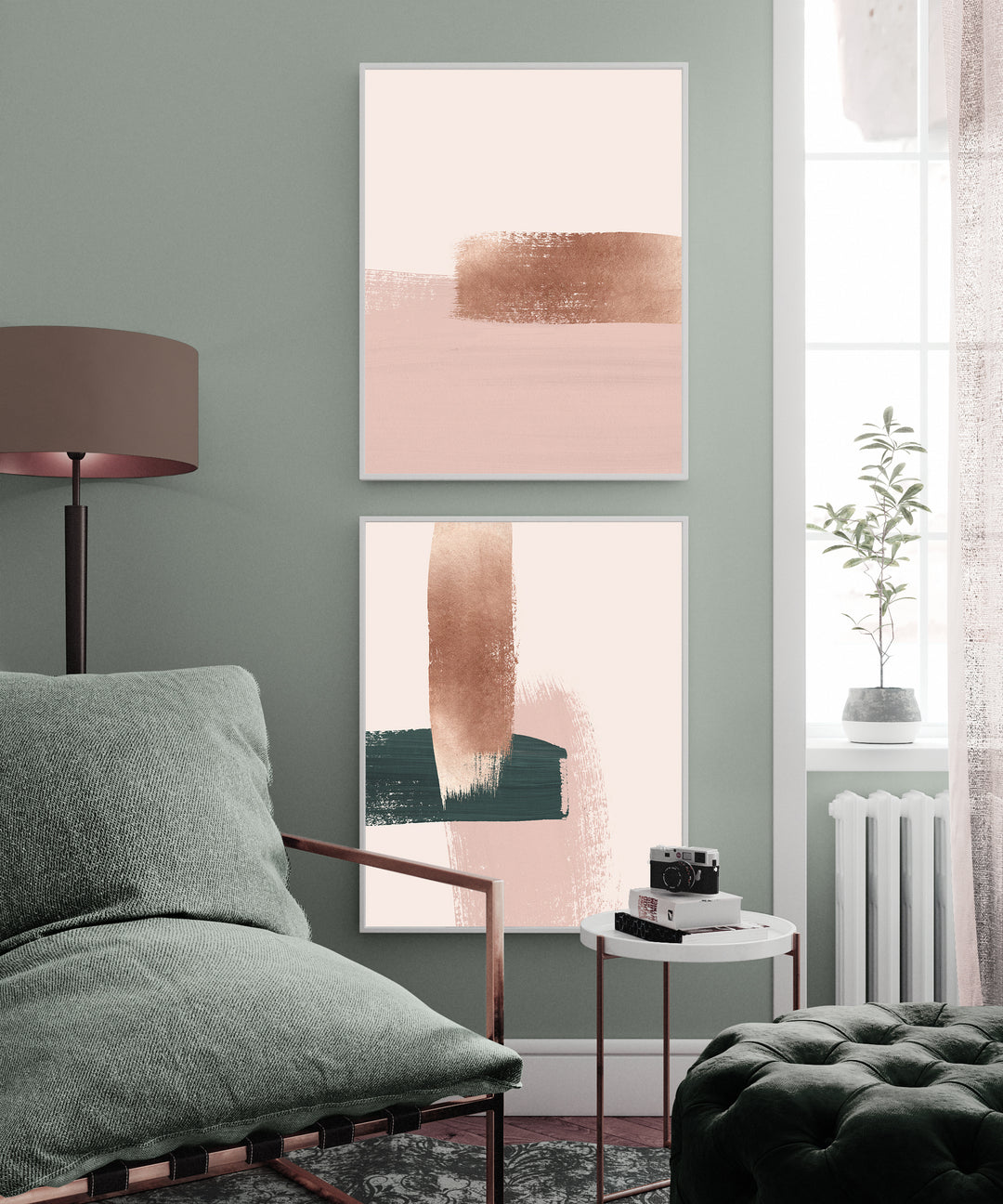 COPPER BLUSH AND GREEN