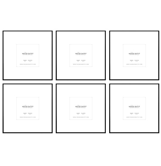 ROLAND GALLERY WALL S/6