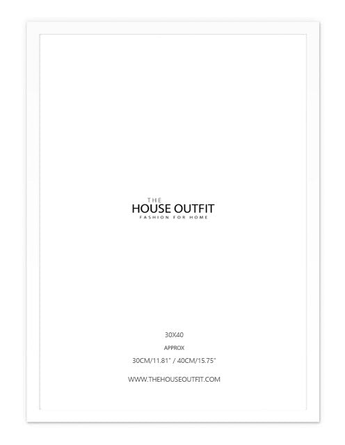 premium frame white wood 30x40