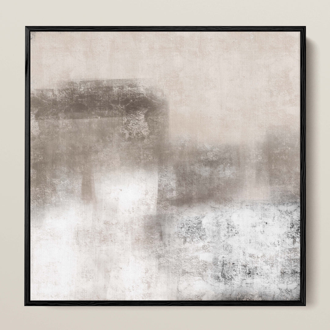 Large neutral abstract canvas 