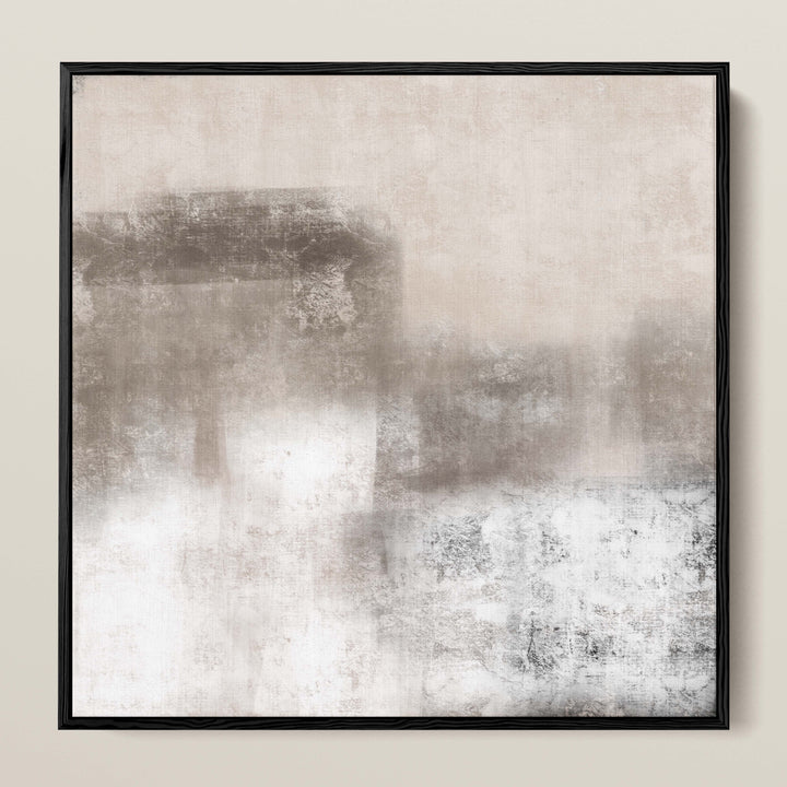Large neutral abstract canvas 