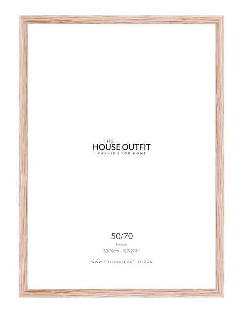 premium oak wood style frame 50/70