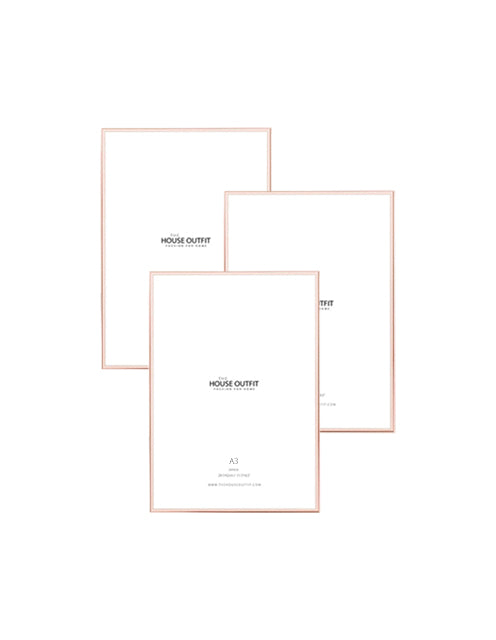 premium aluminium copper A3 frame bundle set of 3