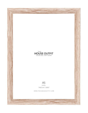 premium oak wood style A5 frame mdf