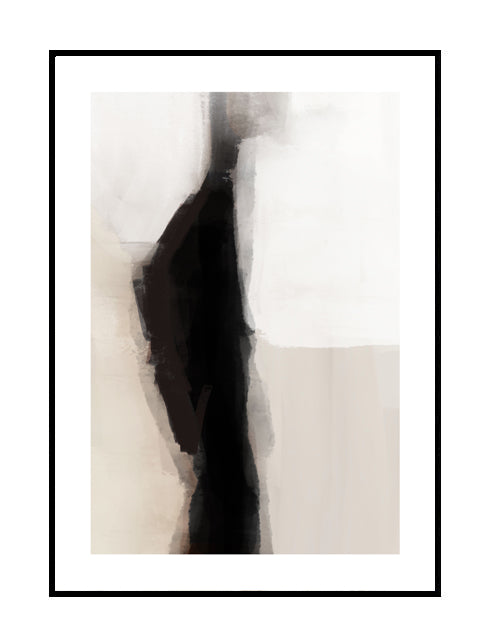 abstract wall art premium neutral nude stone black cream