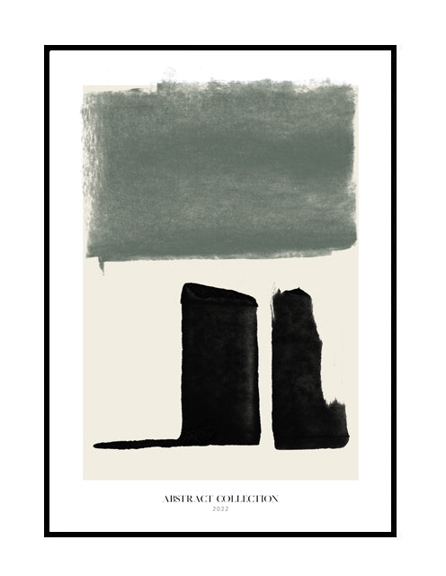 premium abstract wall art grey green beige neutral nude 