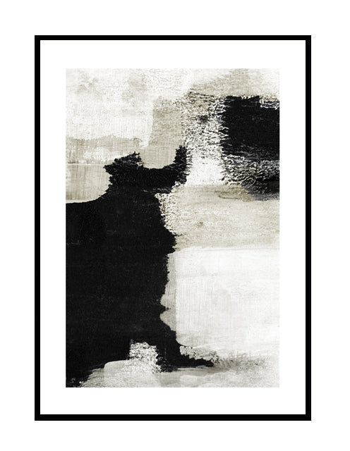 abstract wall art design black nude neutral  wall art print , premium abstract wall art, minimalist