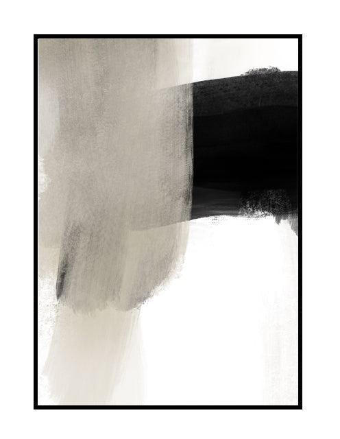 premium abstract wall art neutral nude beige stone black white