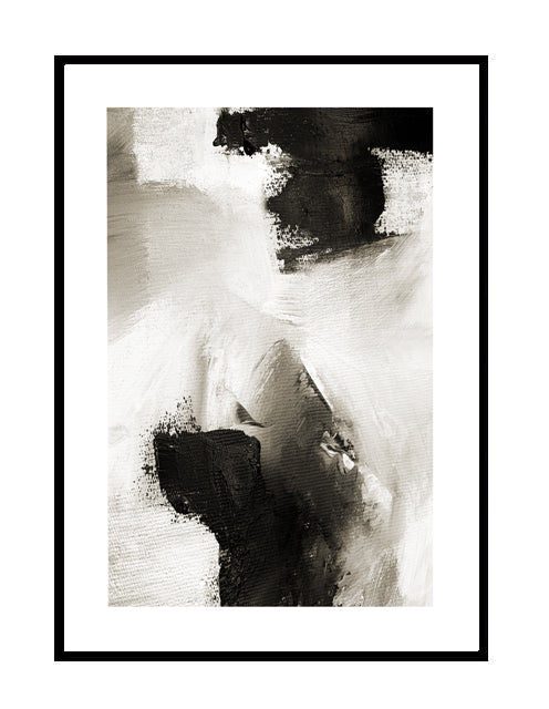 monochrome abstract art