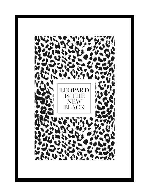 Leopard is the new black