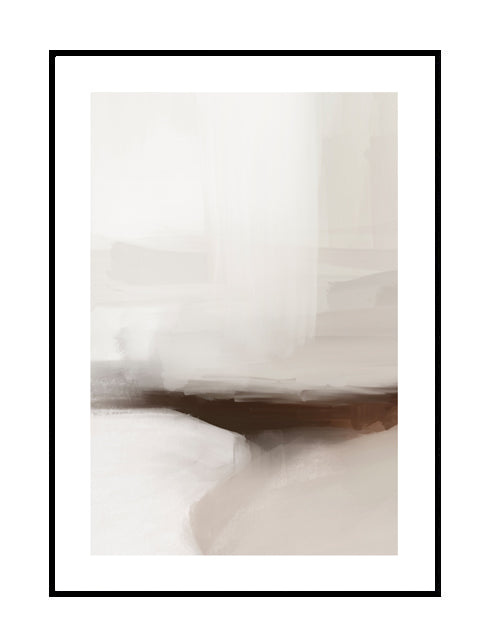 premium abstract wall art neutral nude brown rust slate 