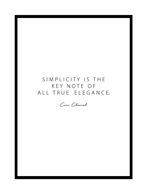 Simplicity By Chanel