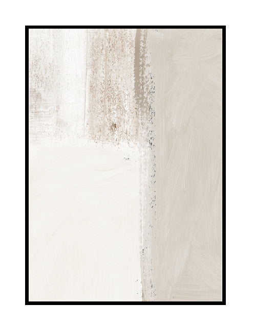 beige abstract print