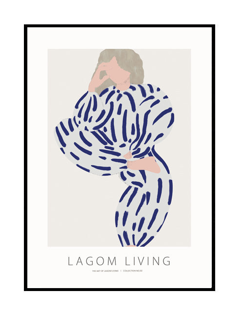 abstract wall print art premium neutral 