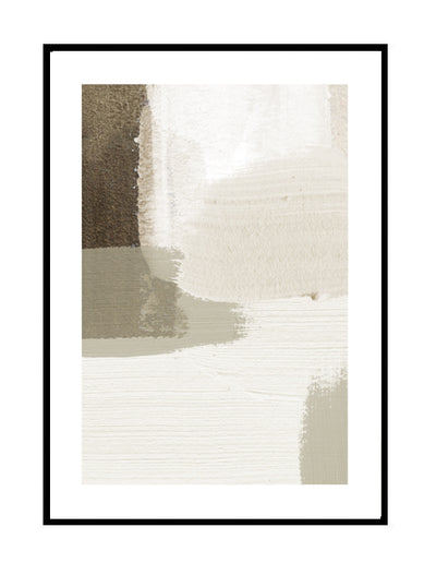 abstract beige print