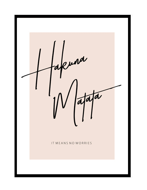 Hakuna Matata (Blush)