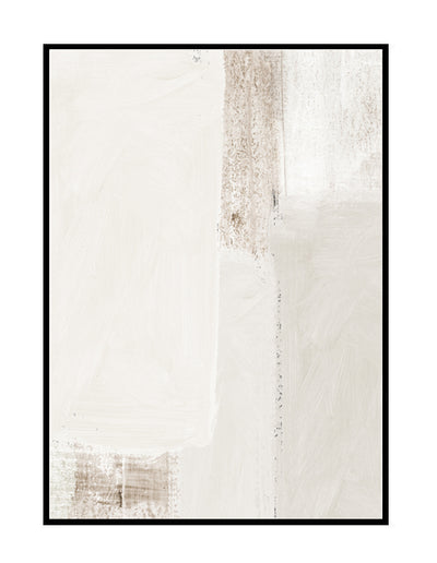 beige abstract print