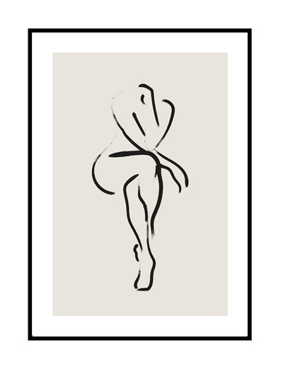 naked woman illustration 