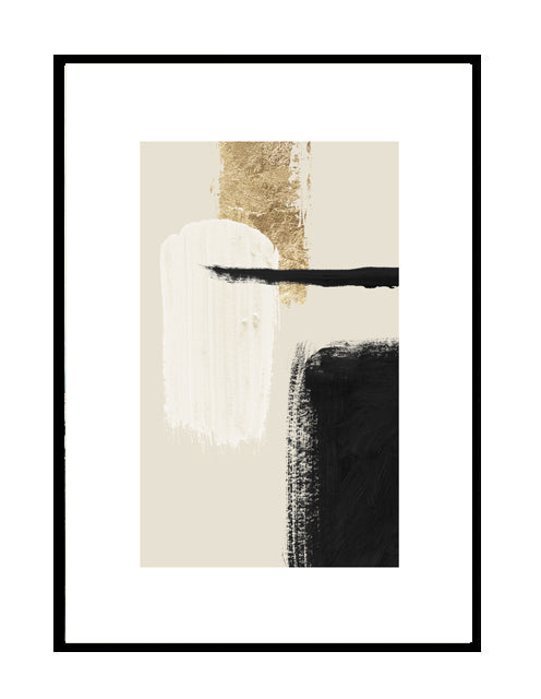 beige wall art print