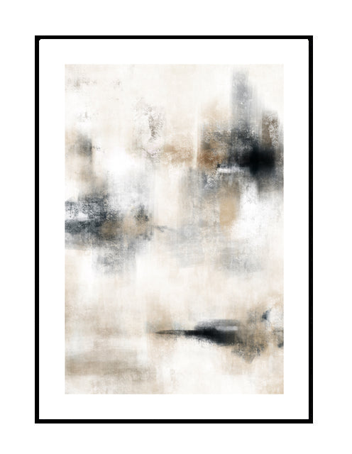 abstract premium wall art blue beige stone neutral natural