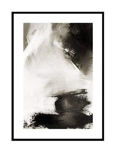 abstract monochrome print