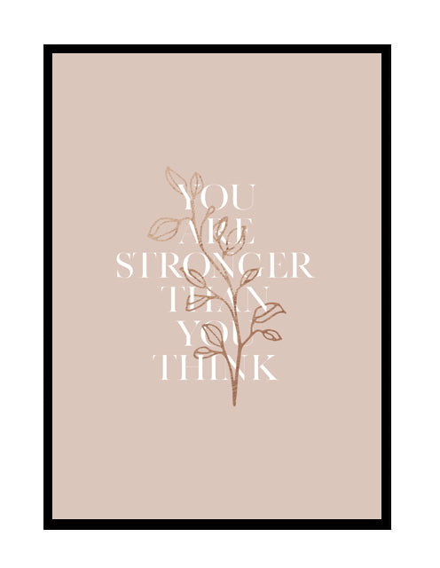 stronger than you think - pink