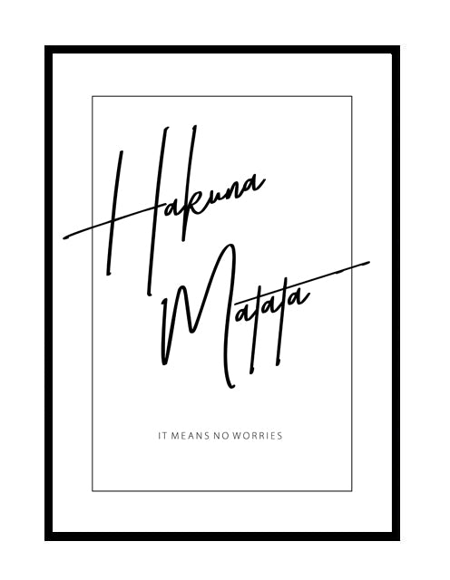 Hakuna Matata (White)